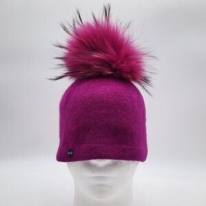 Complit by Marisa Knitted Women's‎ Hat Made In Italy Pink Purple